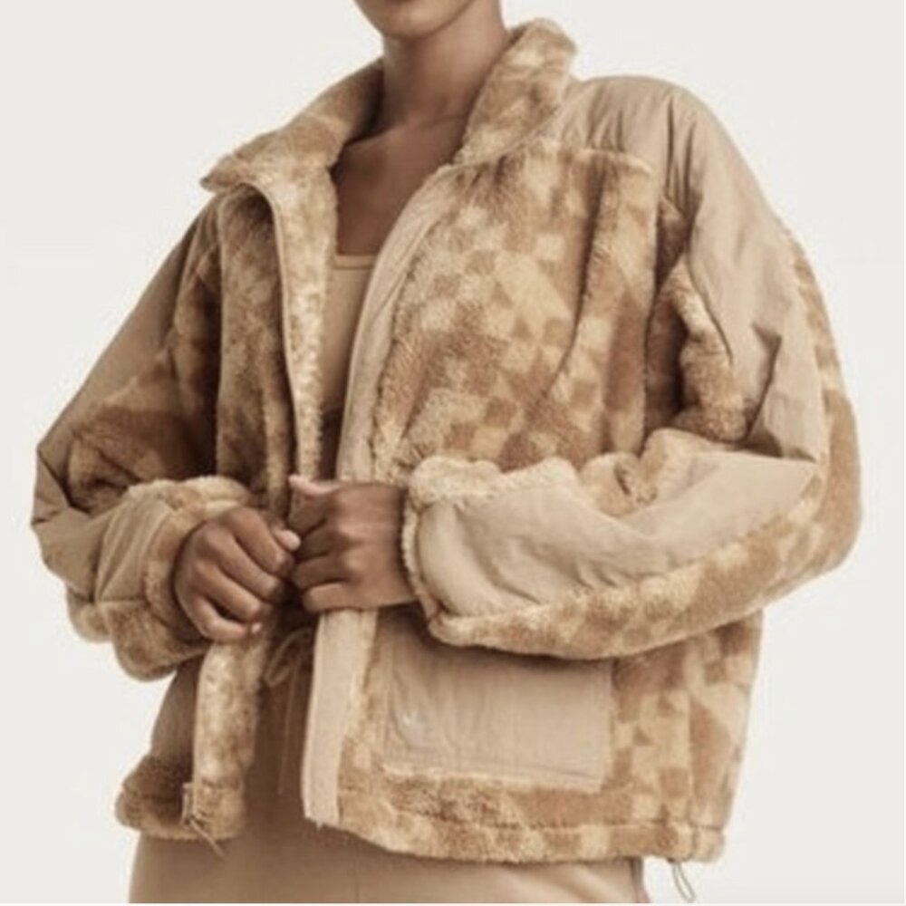 Joy Lab Zip-Up Cropped Winter Fleece Jacket NWT, Sizes XS & S